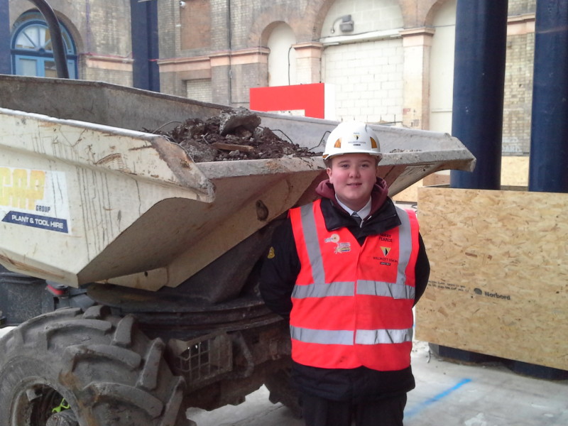 Harry excelling through construction!
