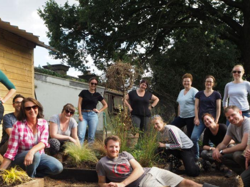 Sensory garden for children with learning difficulties
