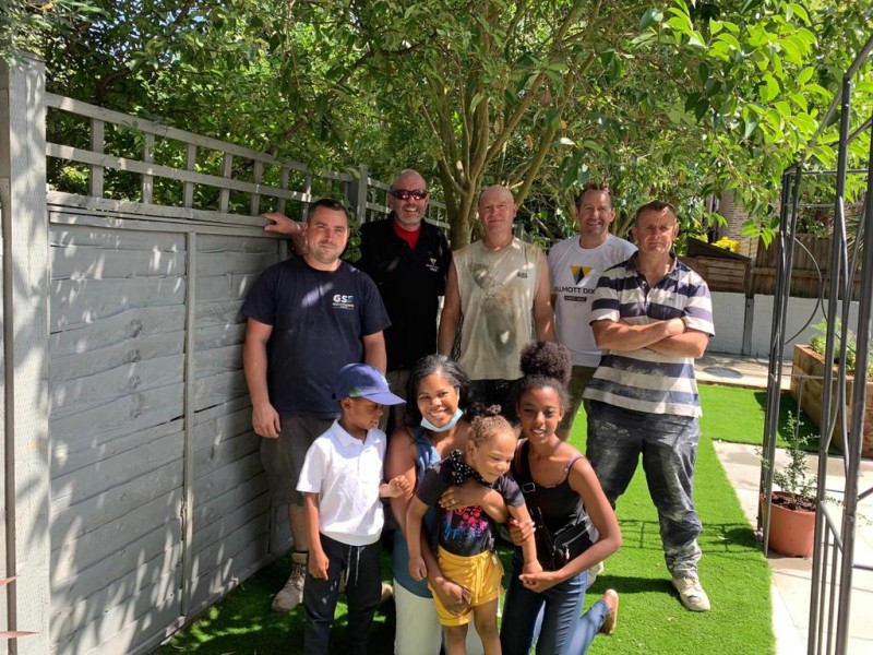 Transforming a garden space for JamJam's wellbeing