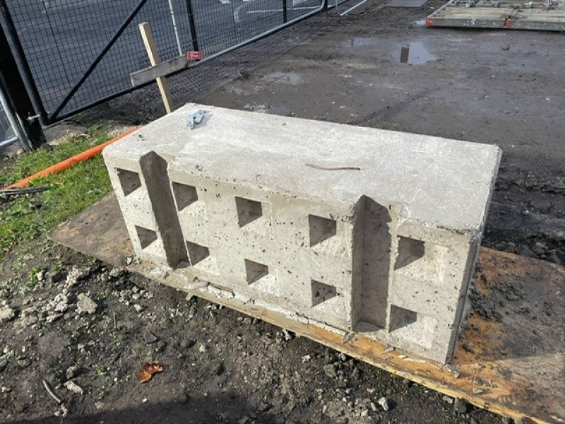 Concrete waste becomes new product