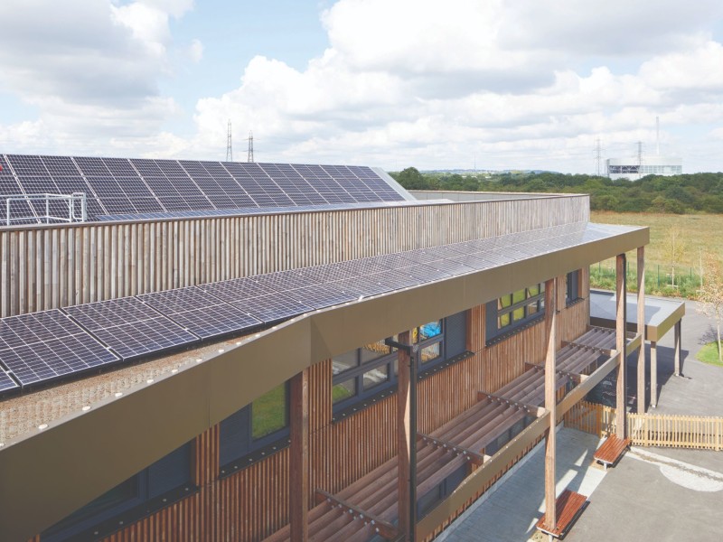 Top award for UK's first Passivhaus Plus school