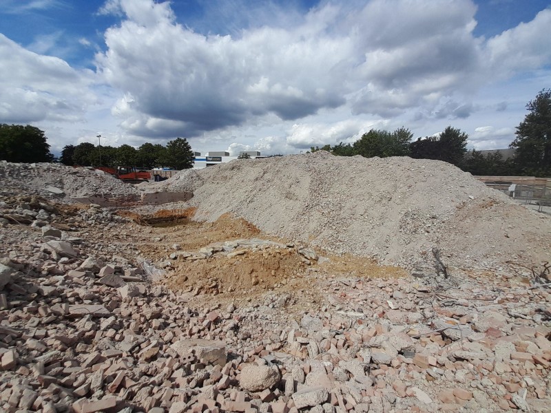 Turning site waste into a commercial product
