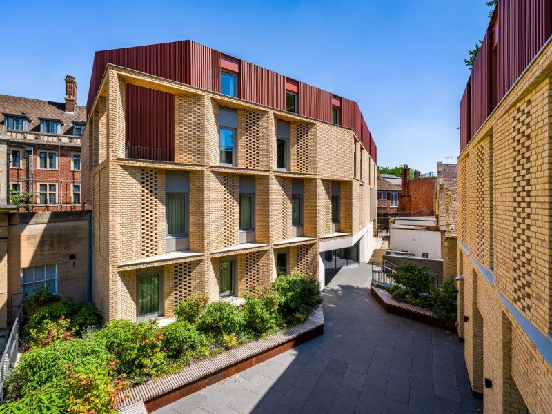 Student accommodation at St Peter’s College at the University of Oxford