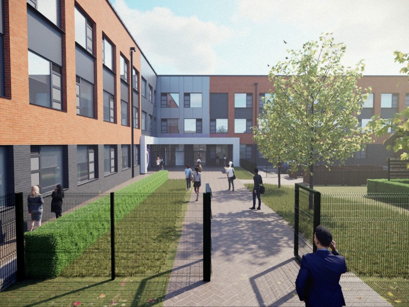 Willmott Dixon starts Outwood Academy Kirkby for the Department for Education