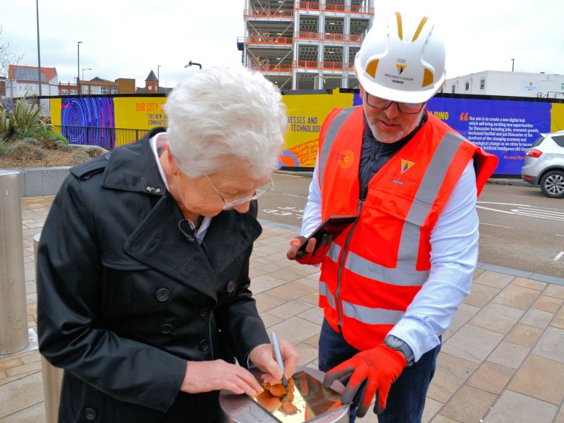 Celebrating Topping Out at Gateway One