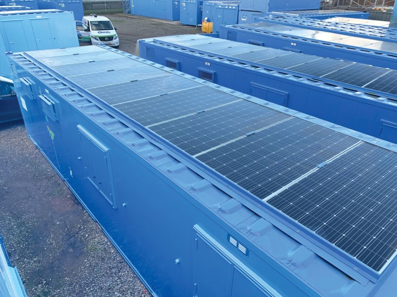 Solar cabins power carbon reduction on site
