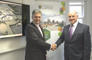 Image of Welcome - Chris Tredget, left, is eager to start work